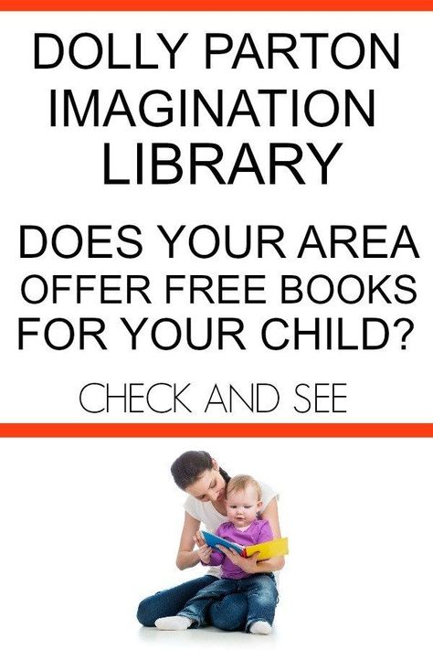 Dolly Parton Imagination Library offers free books for kids. Check out if your area qualifies for one book to be sent each month. #childrensbooks Imagination Library, Dolly Parton Imagination Library, Christian Parenting Books, Early Childhood Literacy, Best Parenting Books, Free Kids Books, Books For Moms, Early Reading, Parenting Books