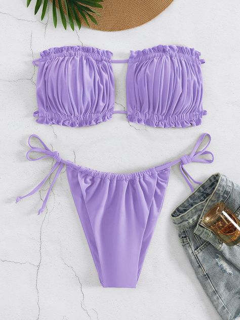 Swimsuit Purple, Purple Collar, Mauve Purple, Fashion Online Shop, No Frills, Summer Beach, All Fashion, Women Clothing, Aura