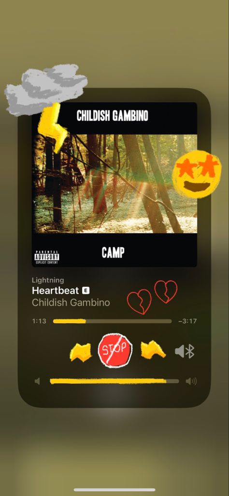 Apple Music song notification childish Gambino Donald glover heartbeat Heartbeat Childish Gambino Spotify, Heartbeat Childish Gambino, Apple Music Aesthetic, Childish Gambino, Music Aesthetic, Apple Music, In A Heartbeat, Music