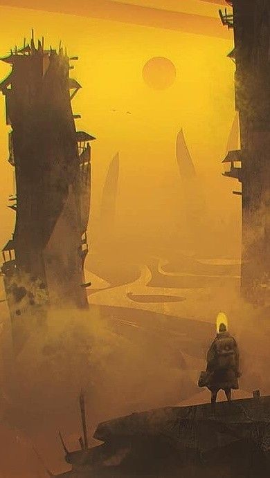 Dune Environment Concept Art, Concept Art Sci Fi, Sci Fi Landscape, Cyberpunk Aesthetic, Landscape Concept, Arte Cyberpunk, Concept Art Drawing, Futuristic City, Cyberpunk Art