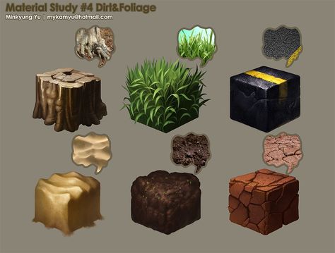 I've done it a few weeks ago, and I still working on the last piece of the wood cubes. PAINFUL!! >0< Texture Cubes, Draw Materials, Material Studies, Game Textures, Texture Drawing, Hand Painted Textures, Isometric Art, Industrial Design Sketch, Material Textures