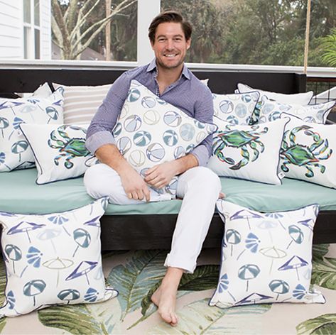 Plus, a King Street baby boutique is on the move and growing All Sewed Up When Craig Conover isn’t filming the reality show Southern Charm, he spends his spare time sewing bold, coastal-inspired pillows, featuring blue crabs, lobsters, and beach umbrellas. The entrepreneur introduced his online shop Sewing Down South in 2019, and this month is expected to open his first brick-and-mortar location on King Street. The store will feature Conover’s line of pillows, aprons, and apparel, as well as an Craig Conover Southern Charm, Sewing Down South, Craig Conover, Blue Crabs, Beach Umbrella, Pillow Talk, Down South, Southern Charm, Baby Boutique