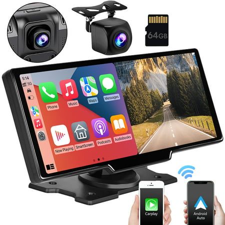 World Trade Center Nyc, Car Console, Cool Car Accessories, Dual Screen, Iphone Charger, Touch Screen Display, Dash Cam, Cool Technology, Backup Camera