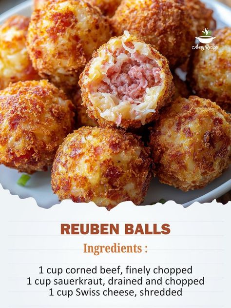 Rueben Balls Corned Beef, Reuben Balls With Spicy Thousand Island Dipping Sauce, Reuben Balls, Keto Board, Corned Beef Recipes, Cheese Party, Christmas Food Dinner, Dips Appetizers, Cheese Appetizers