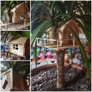 Mini Treehouse, Faeries Gardens, Miniature Trees, Fairy Garden Diy, Growing Indoors, Fairy Houses, Fairy House, Mini Garden, Enjoy It