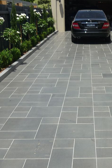 Driveway Tiles, Parking Tiles Design, Bluestone Paving, Coping Tiles, Ashlar Pattern, Bluestone Pavers, Parking Tiles, Pool Pavers, Stone Pavers