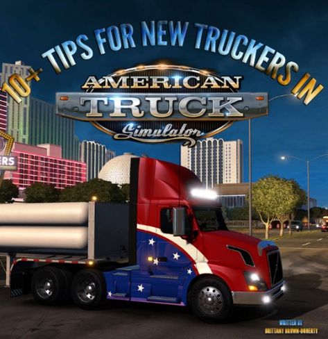 Are you a beginner looking for tips, tricks, and help for the American Truck Simulator game?  Find out all you need to know here! Trucking Business, American Truck Simulator, Address Card, Test Card, Truck Driver, Tips Tricks, Big Trucks, Semi Trucks, Need To Know