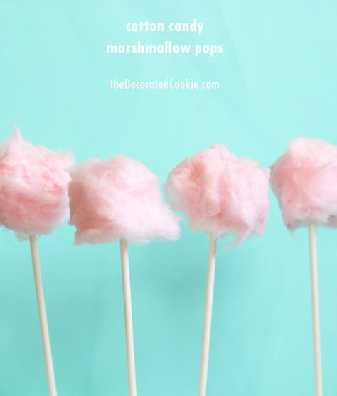 EASY cotton candy marshmallow pops ~ The Decorated Cookie Keto Valentines, Mocha Cheesecake, Valentines Recipes Desserts, Pinwheel Cookies, Strawberry Mousse, Chocolate Souffle, Molten Lava Cakes, Party Girlande, Low Carb Cheesecake