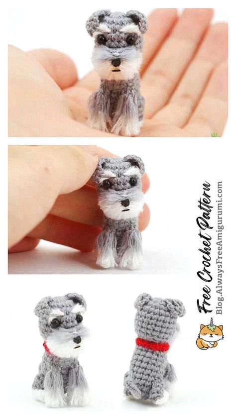 Amigurumi Dog Free Pattern, Knitting Amigurumi, Crochet Handles, Free Pattern Crochet, Dog Crochet, Crochet Dog Patterns, Amigurumi Plush, Crochet Teddy Bear Pattern, Teddy Dog