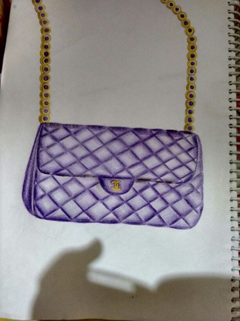 A lovely purple sling bag Sling Bag, Chanel Classic, Chanel, Shoulder Bag, Purple