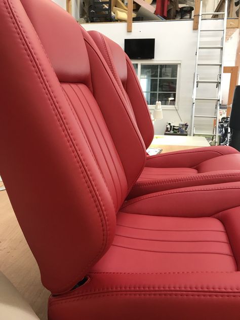 Custom Upholstery Cars Interiors, Custom Car Interior Upholstery, Hotrod Interior, Best Car Interior, Camaro Interior, Car Interior Upholstery, Custom Car Seats, Automotive Upholstery, Vw Sedan