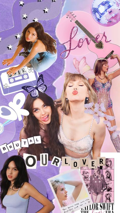 Olivia Rodrigo, Taylor Swift, Swift, Energy, Collage