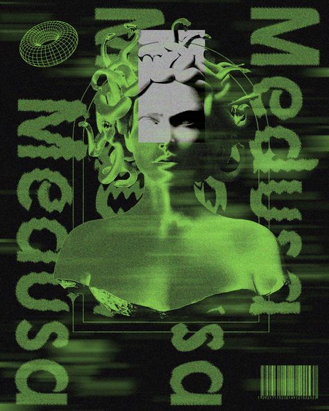 Medusa Poster, Post Reference, Content Creation, Graphic Poster, Cover Art, Poster Art, Art