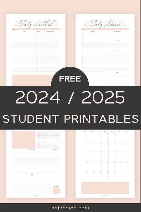 digital planner for ipad School Planner Templates Free Printables, Goodnotes Template Free Student, 2025 Planner Printable, Student Planner Printable Free Templates, 2024 Calendar Printable Free Aesthetic, Study Templates Printables, Weekly Planner Template Goodnotes, Aesthetic School Planner, Planner Templates Goodnotes