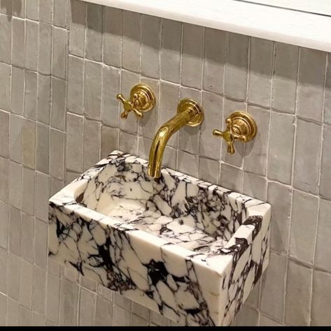 Calacatta Viola Marble Sink, Marble Washbasin, Wall Mount Sink, Farmhouse Sink, Powder Room Sink - Etsy Sink Powder Room, Carved Sink, Marble Bathroom Sink, Marble Vessel Sink, Calacatta Viola Marble, Viola Marble, Powder Room Sink, Calacatta Viola, Custom Sinks