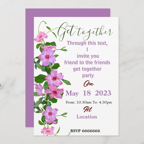 Get Together Invitation, Friends Get Together, Invite Your Friends, Invitation Zazzle, Invitation Cards, Created By, 10 Things, Quick Saves