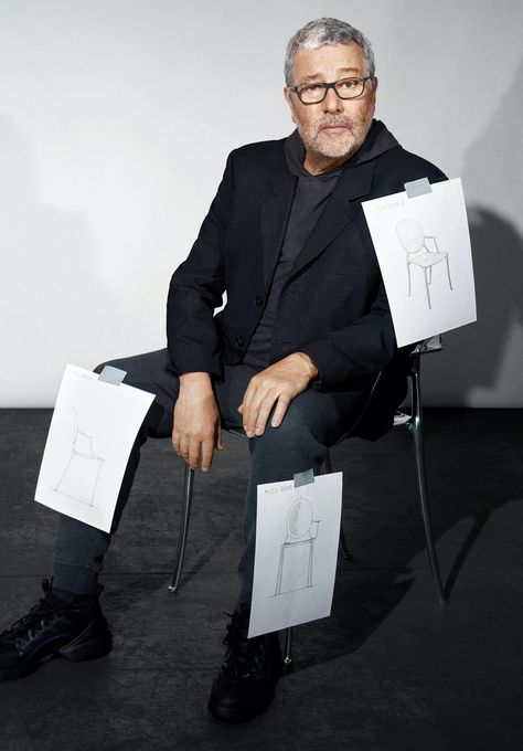 Phillipe Starck, Philippe Starck Design, A Small House, Barcelona Chair, Philippe Starck, Architectural Digest, A Chair, Ghost Chair, Design Furniture