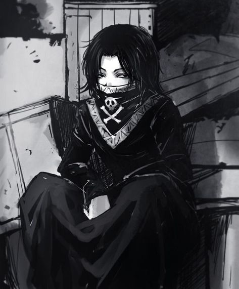 Kalluto Zoldyck, Feitan Portor, Phantom Troupe, Hxh Characters, Gothic Anime, Hunter Anime, Anime Monochrome, Anime Wall Art, Anime Boyfriend