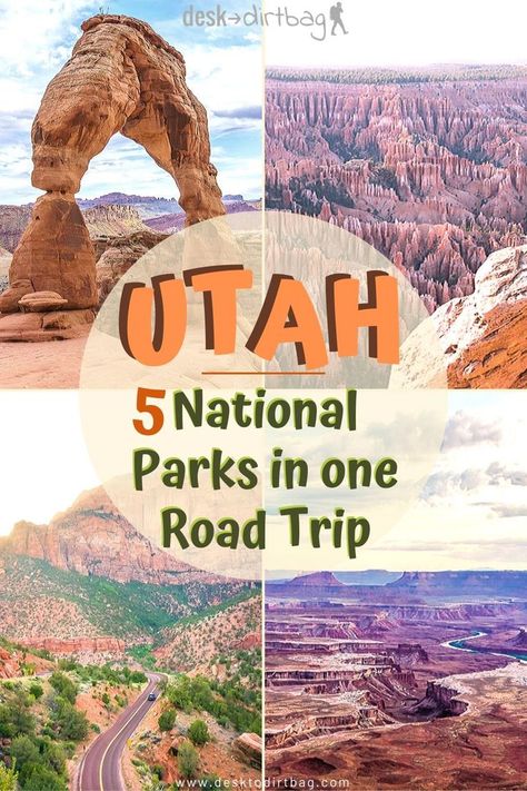 Southern Utah is probably the best place in the country for the sheer concentration of national parks and natural beauty, visit all five national parks (and more cool places) with this Utah national park road trip guide. #utah #nationalparks #roadtrip #outdoors #nationalparksroadtrip #scenicroads Utah National Parks Road Trip, Utah Parks, Utah Vacation, Rv Road Trip, Utah Road Trip, Cool Places, National Park Vacation, National Park Road Trip, Scenic Roads