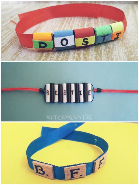 Friendship Band, Ice Cream Stick Craft, Easy Craft, Diy Bracelets, Easy Crafts, Band, Quick Saves