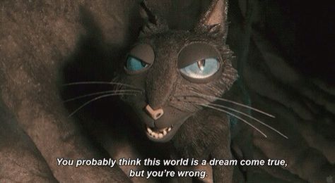 You probably think this world is a dream come true, but your wrong Coraline Quotes, Coraline Cat, Stop Motion Movies, Laika Studios, Kubo And The Two Strings, Coraline Movie, Coraline Aesthetic, Coraline Jones, Tim Burton Movie