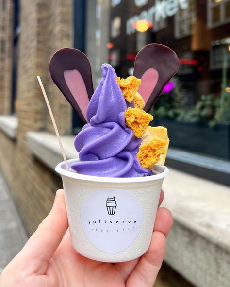 Soft Serve Society, Japanese Soft Serve, Taro Ice Cream, Eid Sweets, Purple Cups, Gelato Shop, Ice Scream, London Eats, Ice Cup