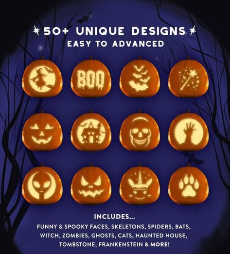 Pumpkin Carving Stencils: 50 Halloween Templates for Carving Pumpkins, Decorating and Painting Crafts: Jack O Pattern Press: 9798698912569: Amazon.com: Books Pumpkins Decorating, Cute Pumpkin Faces, Pumpkin Carving Stencils, Disney Pumpkin Carving, Carving Stencils, Scary Pumpkin Carving, Carving Pumpkins, Halloween Templates, Pumpkin Carvings Stencils