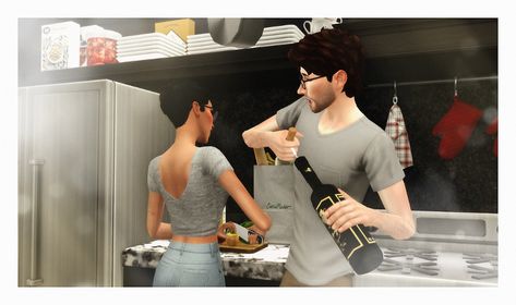 storybooksimblr: A Birthday-Themed, Height... | love 4 cc finds Intimate Birthday Dinner, Pose Sims 4, Intimate Birthday, Black Simmer, Tartan Throws, Height Difference, Birthday Dinner, Birthday Hat, Sims 4 Cc Finds