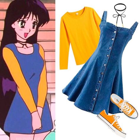 Retro 90s Outfits, Sailor Moon Outfit, Princess Inspired Outfits, Sailor Moon Fashion, Outfit Ideas Casual, Everyday Cosplay, Character Inspired Outfits, Anime Inspired Outfits, Kawaii Fashion Outfits