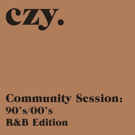 Czy community playlist: 90’s/00’s R&B Edition Curated by the czy community, for the czy community. This playlist brings together the smoothest 90’s and 00’s R&B tracks recommended by our followers—songs that bring comfort, nostalgia, and good vibes. Our community has been loving these playlists, and we’re just getting started! Tap the link in the description to listen to this playlist and explore all our other sessions. #weareczy #cosy #playlist #R&B R B Playlist Covers, R&b Playlist Covers, R&b Playlist, Playlist Covers, 90s 00s, Getting Started, To Listen, Good Vibes, Tap