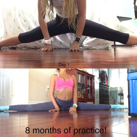 Flexibility Progress, Aerial Gymnastics, Middle Splits, Dance Stretches, Gymnastics Flexibility, Dancer Lifestyle, Ballet Workout, Yoga Motivation, Sport Gymnastics