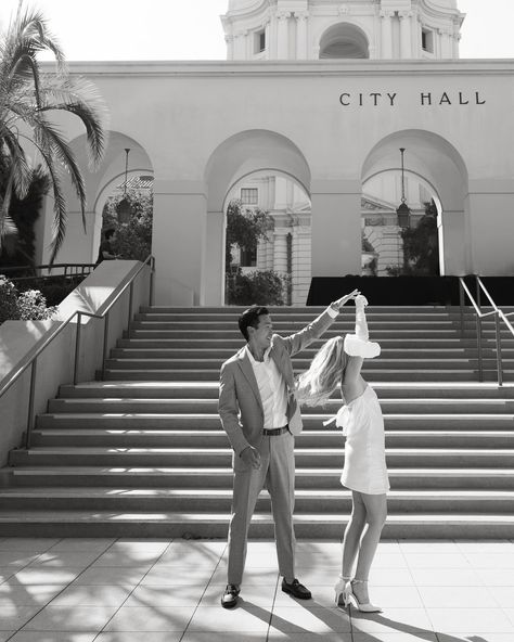 Pasadena courthouse elopement vibes ✨💍💕☁️ #courthouseelopement #nycweddingphotographer #losangelesweddingphotographer #sanfranciscoweddingphotographer #sandiegoweddingphotographer #destinationwedding #destinationweddingphotographer #pasadenawedding Courthouse Wedding Miami, Los Angeles Courthouse Wedding, Pasadena Courthouse Wedding, Phoenix Courthouse Wedding, Courthouse Wedding Inspiration, Courthouse Wedding Family Photos, Courthouse Photoshoot Wedding, Pasadena Courthouse, Courthouse Wedding Photos Civil Ceremony