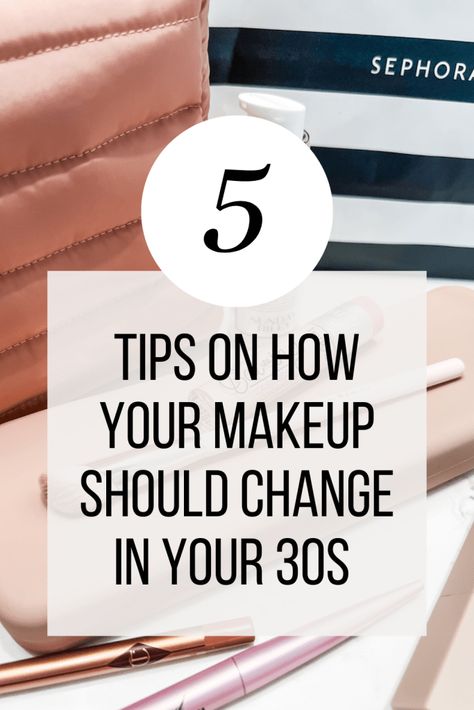 How Your Makeup Routine Should Change in Your 30s | City Chic Living Very Basic Makeup, Basic Makeup Products For Beginners, Over 30 Makeup Tips, Makeup In 30s, Makeup For 30s For Women, Late 30's Makeup, Makeup Tips For Women In 30s, Makeup In Your Late 30s, Makeup In Your 30s Natural