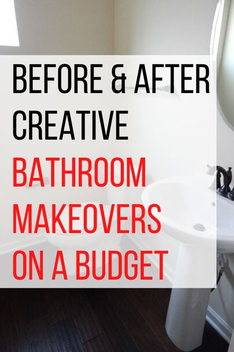 Bathroom Upgrades On A Budget, Cheap Bathroom Makeover, Bathroom Makeover Ideas, Bathroom Tile Diy, Diy Home Improvements On A Budget, Old Bathrooms, Diy Bathroom Vanity, Vintage Tub, Diy Home Accessories