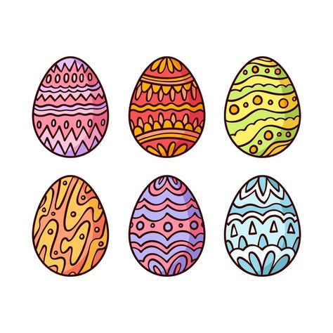 Easter Egg Drawing, Simple Easter Egg Designs, Egg Drawing, Egg Artwork, Easter Drawings, Egg Vector, Drawing Designs, Candy Egg, Cute Egg