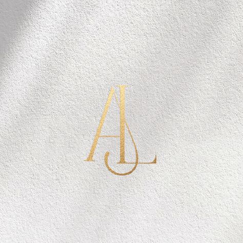 Atelier Lilac is an online wedding accessories brand aimed at the romantic and feminine bride. All products are handmade in France.  Arcal was in-charge of developing their brand identity and print collateral. Al Monogram, Couple Monogram Design, An Logo, Al Logo, Round Logo Design, Bridal Logo, Wedding Logo Monogram, Elegant Logo Design, Wedding Logo Design