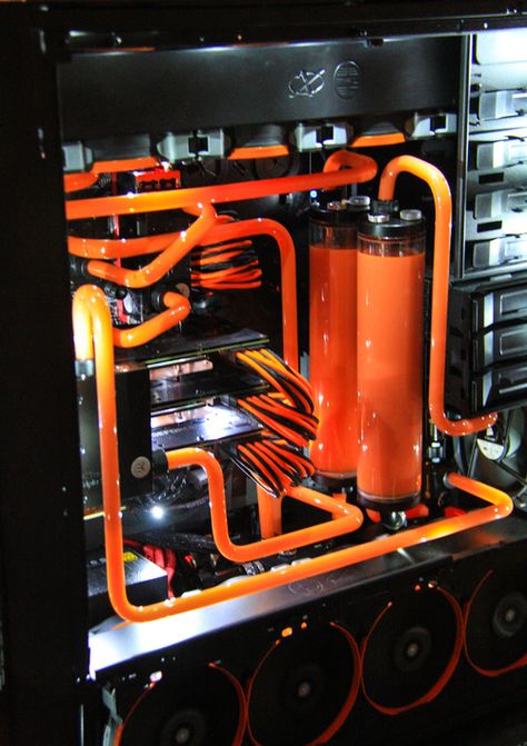 [Build Log] My 900D Water Cooled "Bucket List" Build - Rigid Acrylic Tube Adventure! Custom Gaming Computer, Pc Tower, Diy Pc, Pc Builds, Bubble Games, Gaming Pc Build, Computer Set, Pc Build, Computer Build