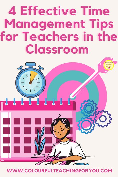 4 Effective Time Management Tips for Teachers in the Classroom by Charlotte Lim of Colourful Teaching For You. Time management tips and strategies for teachers. How to plan as a teacher. How to teacher plan. https://www.colourfulteachingforyou.com/2023/10/4-effective-time-management-tips-for-teachers-in-the-classroom Teacher Time Management Tips, Teacher Time Management, Teacher Plan, After School Schedule, Time Management Activities, Makerspace Ideas, Tips For Teachers, Emotional Growth, Small Group Reading