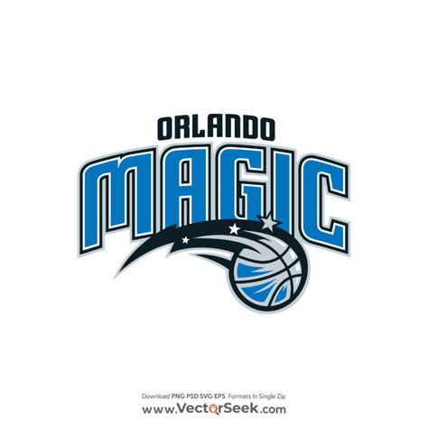 Orlando Magic Logo, Orlando Magic Basketball, Basketball Wall Decals, Magic Logo, Amway Center, Basket Nba, Logo Basketball, Basketball Wall, Football Team Logos