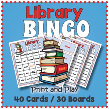 Your students will love playing this colorful and informative game of Library Bingo.  Everyone enjoys reviewing spelling and vocabulary when they are having fun playing a game.  Included are 40 vocabulary calling cards and 30 unique bingo game boards.   We recommend that you laminate the boards and cards so that you can use them over and over.  Equip your independent learning center with this library activity and kids will have something that is sure to quietly entertain them as they are learnin Library Bingo, Fun Library Activities, Librarian Ideas, Library Rules, Matching Card Game, Elementary Librarian, Library Games, Library Lesson Plans, Elementary School Library