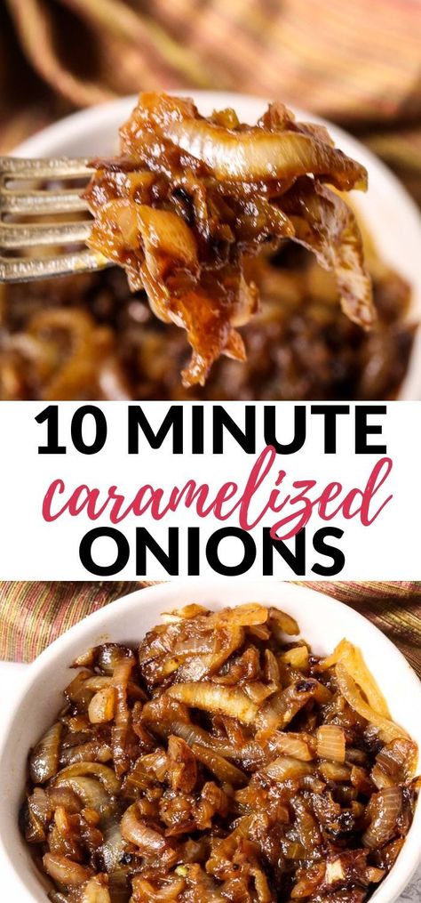 How To Carmalize Onions, Steak Toppings, Caramelized Onions Recipe, Cooking Onions, Carmelized Onions, Plat Simple, Burger Toppings, Lunch Recipe, Grilled Onions