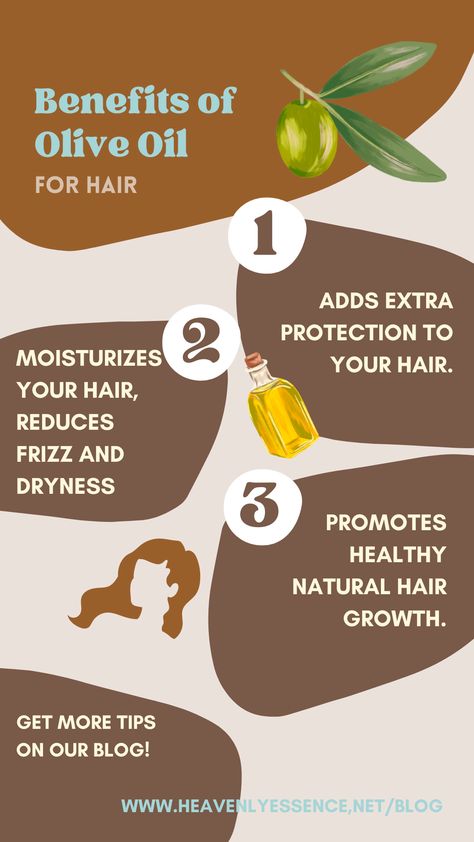 Here are three main benefits of olive oil for your hair. More details on this essential oil and its benefits on our latest blog post: #naturalhair #naturalhaircare #naturalhairjourney #naturalhairjunkies #haircare #naturalhairinspiration #healthynaturalhair #healthyhairgoals Olive Oil For Hair, Benefits Of Olive Oil, Olive Oil Hair, Healthy Natural Hair Growth, Hair Balm, Gold Hair Clips, Oil For Hair, Healthy Natural Hair, Promote Healthy Hair Growth