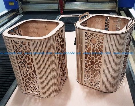 Modern Steel Gate Design, Laser Cut Furniture, Living Hinge, Laser Cut Box, Arabesque Design, Laser Cut Wood Crafts, Laser Engraved Ideas, Arabic Pattern, Laser Art