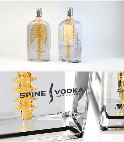 Alcohol Branding, Vodka Packaging, Desain Pantry, Bottle Design Packaging, Alcohol Packaging, Apartment Items, Fun Cards, Verre Design, Cool Packaging