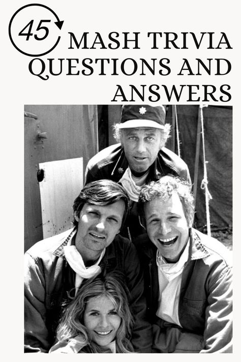 Are you a fan of classic TV shows? Do you love witty banter, heartwarming moments, and irreverent humor? Then it’s time to put your knowledge to the test with Our MASH trivia! Set during the Korean War, this long-running sitcom captured the hearts of millions with its lovable characters, unforgettable moments, and timeless theme song. Mash Tv Show, Classic Tv Shows, Witty Banter, Irreverent Humor, Trivia Questions And Answers, Couple Games, Games For Toddlers, Group Games, Trivia Questions