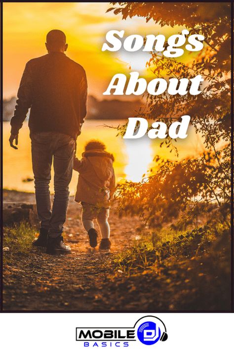 A father and daughter walking down a path listening to Songs About Dad. Tags: "Songs About Dad" , "Songs About Dads" To Dad From Daughter, Songs About Dads, List Of Songs, Classic Music, Listen To Song, Father And Daughter, Song List, A Father, New Classic