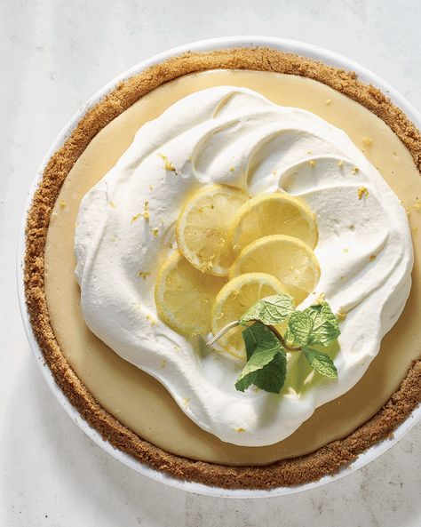 Joanna Gaines Lemon Pie Recipe from Magnolia Table | Kitchn Lemon Pie Recipe, Oatmeal Cream Pies, Baked Pie Crust, Oatmeal Cookies Chewy, Good Pie, Lemon Filling, Homemade Pie Crusts, Lemon Pie, Homemade Pie