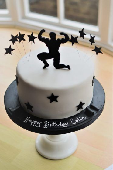 Body Builder Cake Ideas, Gym Cake For Men, Body Builder Cake, Cakes Cartoon, Boys Birthday Cakes, Builder Cake, Fitness Cake, Gym Cake, Cake Design For Men