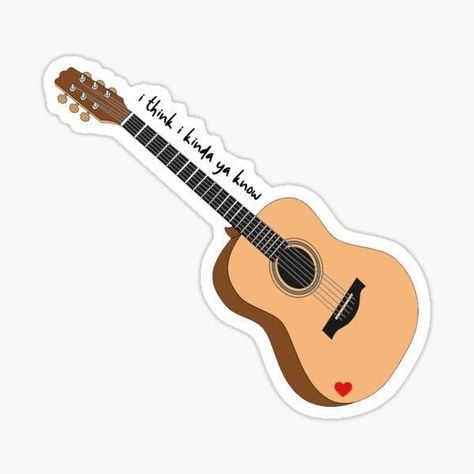 Taylor Swift Guitar Sticker, Tailor Swift, Taylor Swift Guitar, Monique Coleman, High School Musical The Musical, Taylor Swfit, Disney Stickers, Guitar Stickers, Preppy Stickers