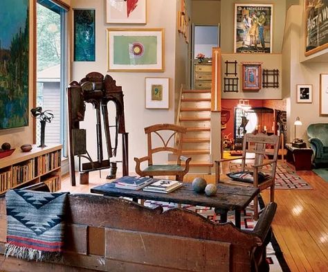 Prairie School | Architectural Digest Prairie School, Country Furniture, School Architecture, Move In, Image House, Architectural Digest, Wood Floors, Outdoor Spaces, Folk Art